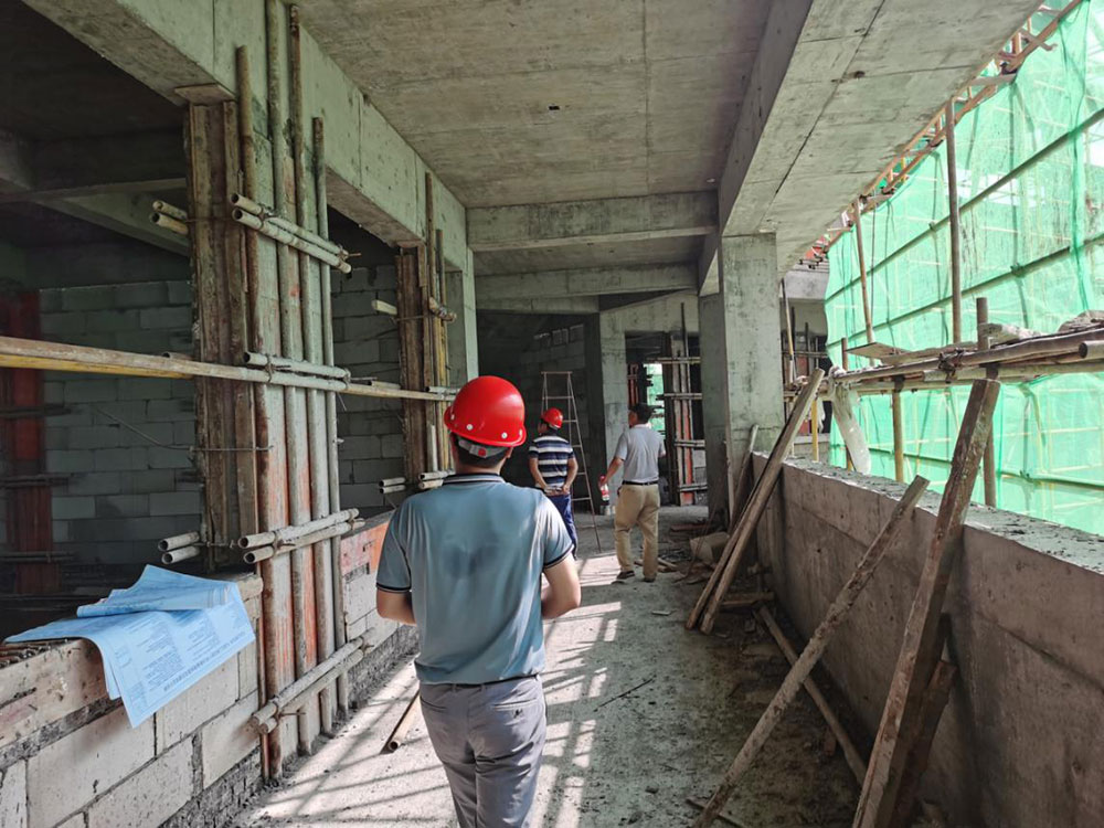 江南實(shí)驗(yàn)小學(xué)2#教輔樓完成一、二層主體結(jié)構(gòu)驗(yàn)收