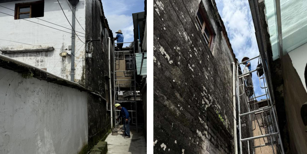 暴雨中的國企守護(hù)——村企聯(lián)動(dòng)譜寫古建新生協(xié)奏曲